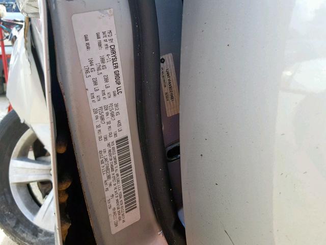 1J4NT1FAXBD219881 - 2011 JEEP COMPASS SP 银色 照片 10