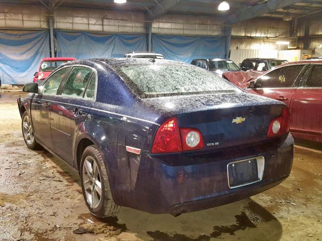 1G1ZB5EBXAF258123 - 2010 CHEVROLET MALIBU LS 蓝色 照片 3