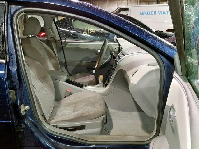 1G1ZB5EBXAF258123 - 2010 CHEVROLET MALIBU LS 蓝色 照片 5