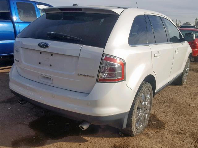 2FMDK3KC3ABA64386 - 2010 FORD EDGE LIMIT WHITE photo 4