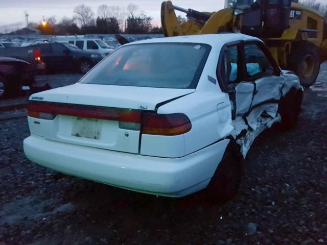 4S3BD4353W6208844 - 1998 SUBARU LEGACY L WHITE photo 4