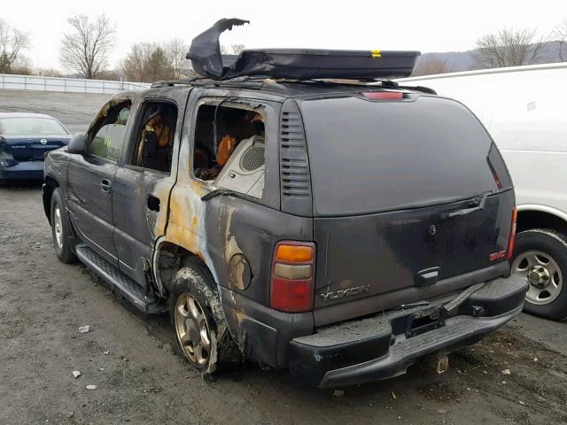 1GKEK63U11J264247 - 2001 GMC YUKON BURN photo 3