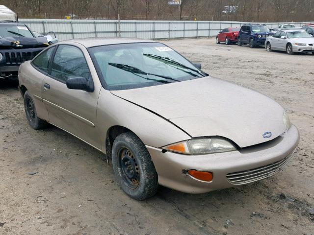 1G1JC1244X7235030 - 1999 CHEVROLET CAVALIER B GOLD photo 1