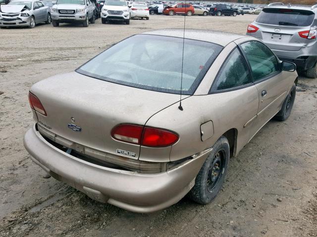 1G1JC1244X7235030 - 1999 CHEVROLET CAVALIER B GOLD photo 4