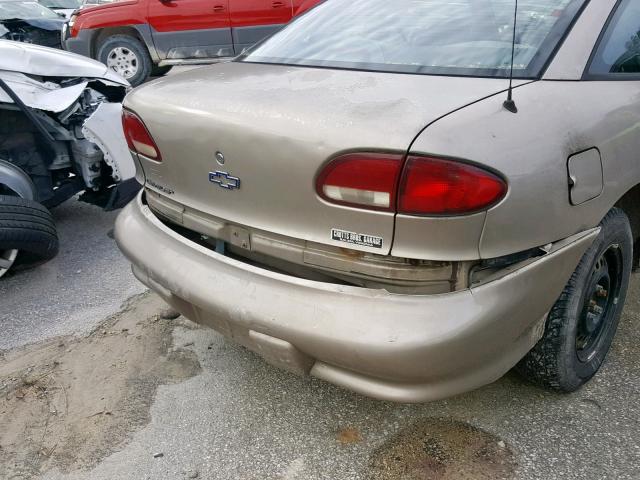 1G1JC1244X7235030 - 1999 CHEVROLET CAVALIER B GOLD photo 9