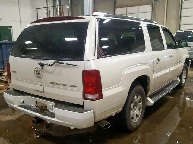 3GYFK66N74G252074 - 2004 CADILLAC ESCALADE E WHITE photo 4