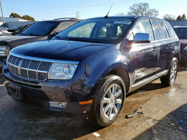 2LMDU88CX8BJ10941 - 2008 LINCOLN MKX BLACK photo 2