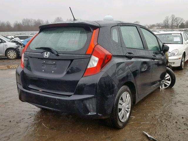 3HGGK5H54HM704346 - 2017 HONDA FIT LX BLACK photo 4