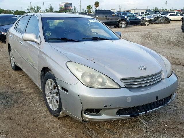 JTHBF30G830089325 - 2003 LEXUS ES 300 SILVER photo 1