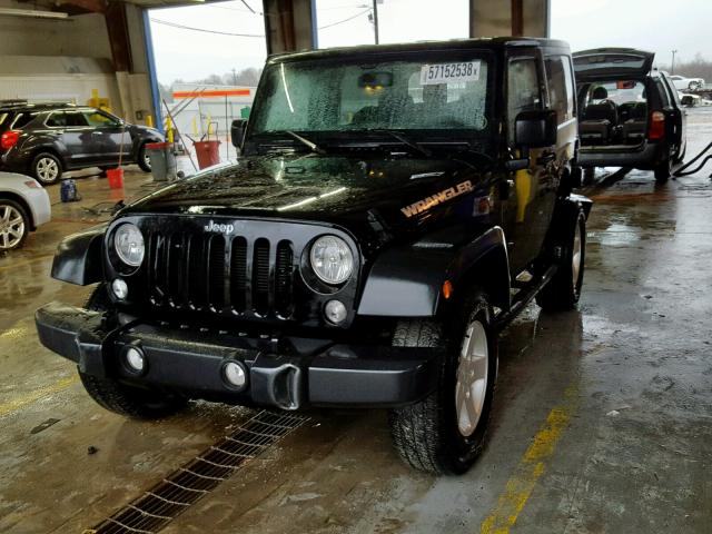 1C4AJWAG0HL638954 - 2017 JEEP WRANGLER S BLACK photo 2