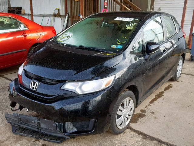 JHMGK5H58GX006246 - 2016 HONDA FIT LX BLACK photo 2