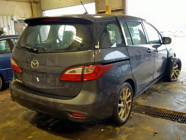 JM1CW2CL2D0149190 - 2013 MAZDA 5 BLUE photo 4