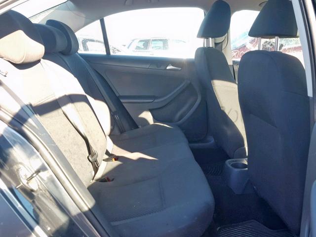 3VW2K7AJ0DM361764 - 2013 VOLKSWAGEN JETTA BASE Մոխրագույն լուսանկար 6