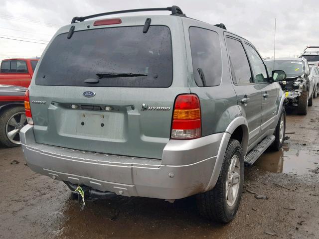 1FMCU95H16KD03902 - 2006 FORD ESCAPE HEV SILVER photo 4