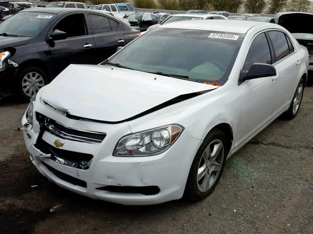 1G1ZB5E00CF190030 - 2012 CHEVROLET MALIBU LS WHITE photo 2