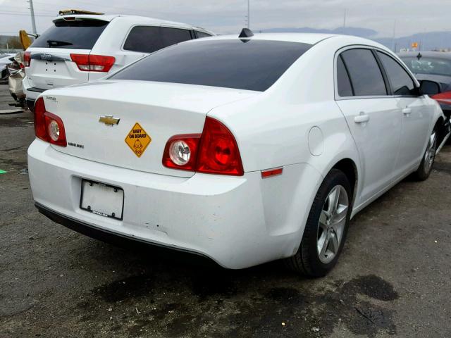 1G1ZB5E00CF190030 - 2012 CHEVROLET MALIBU LS WHITE photo 4
