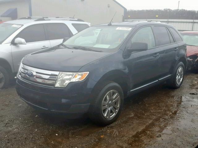 2FMDK3GC2ABB13649 - 2010 FORD EDGE SE BLUE photo 2