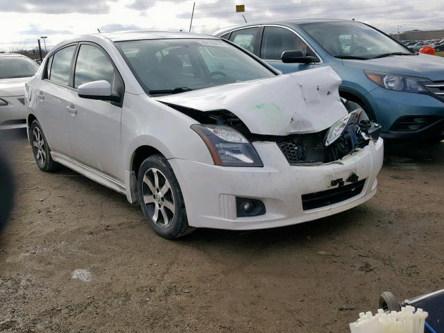 3N1AB6AP0BL706360 - 2011 NISSAN SENTRA 2.0 WHITE photo 1