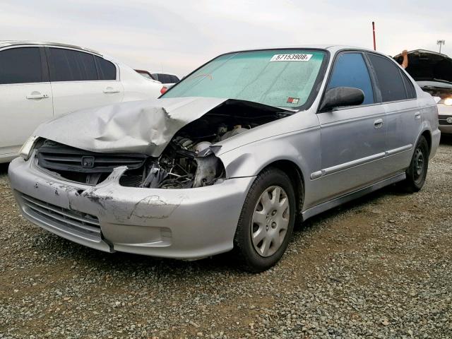 2HGEJ6610XH572201 - 1999 HONDA CIVIC BASE Gümüş foto 2