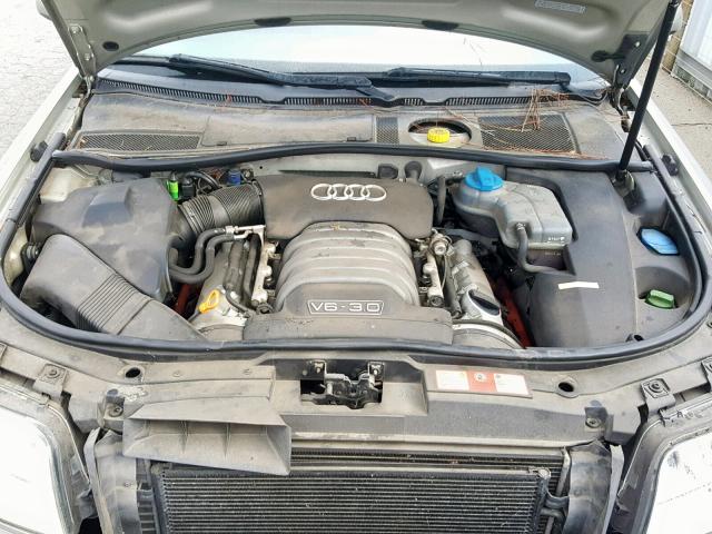 WAUVT64B72N099429 - 2002 AUDI A6 3.0 AVA TAN photo 7