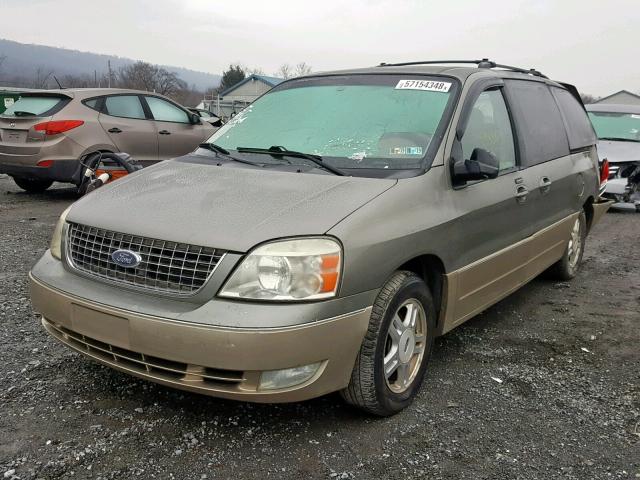 2FMZA58234BA82264 - 2004 FORD FREESTAR L GREEN photo 2