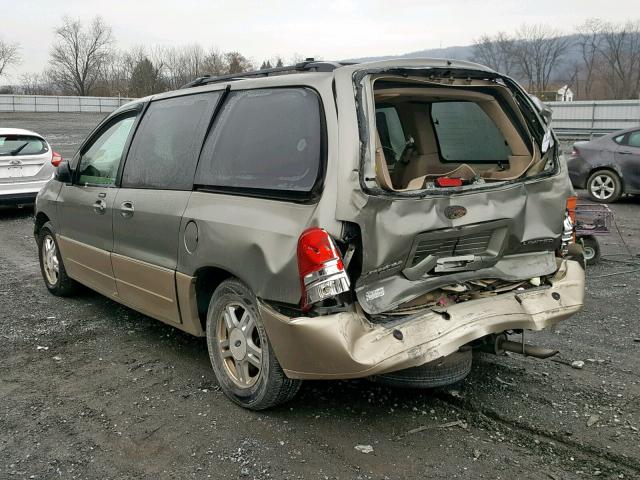 2FMZA58234BA82264 - 2004 FORD FREESTAR L GREEN photo 3