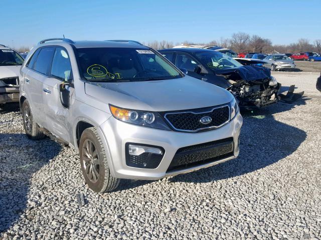 5XYKWDA28DG318379 - 2013 KIA SORENTO SX SILVER photo 1