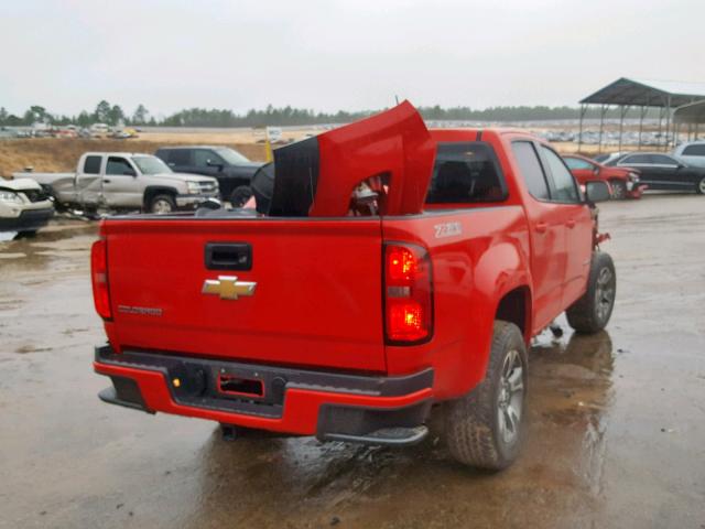 1GCGSDE37G1179306 - 2016 CHEVROLET COLORADO Z RED photo 4