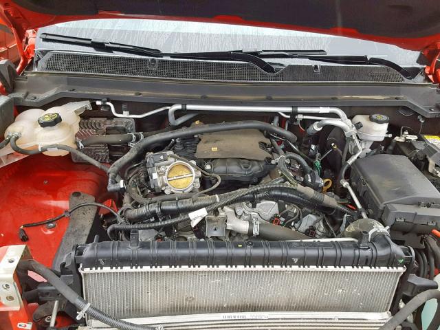 1GCGSDE37G1179306 - 2016 CHEVROLET COLORADO Z RED photo 7