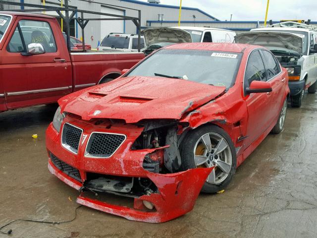 6G2EC57Y18L143997 - 2008 PONTIAC G8 GT RED photo 2