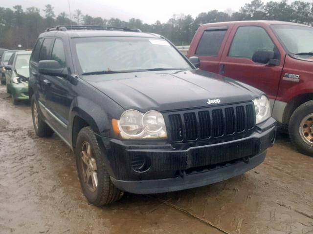 1J8GR48K07C640227 - 2007 JEEP GRAND CHER BLACK photo 1