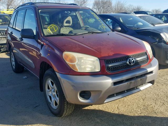 JTEHD20V550042259 - 2005 TOYOTA RAV4 BURGUNDY photo 1