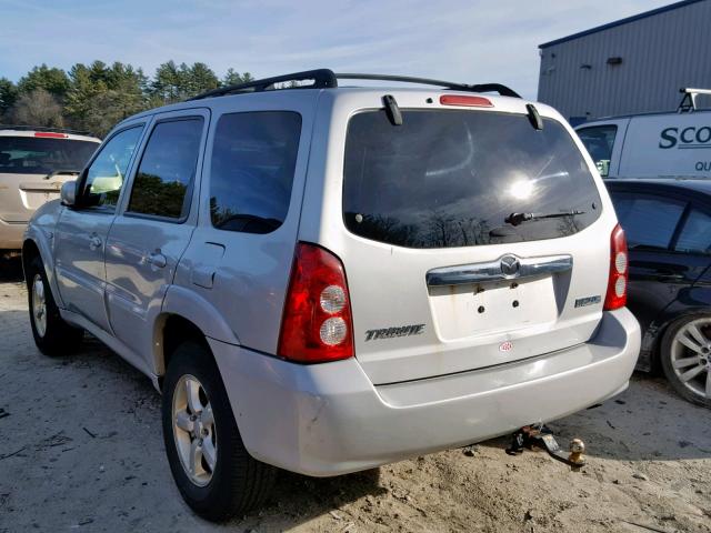 4F2YZ941X6KM19812 - 2006 MAZDA TRIBUTE S SILVER photo 3