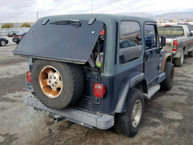 1J4FA59S62P755991 - 2002 JEEP WRANGLER / BLACK photo 4