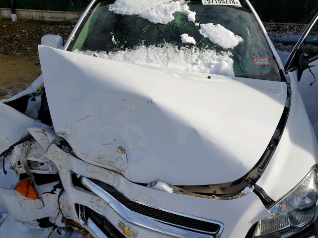 1G1ZH57B99F248786 - 2009 CHEVROLET MALIBU 1LT თეთრი ფოტო 7