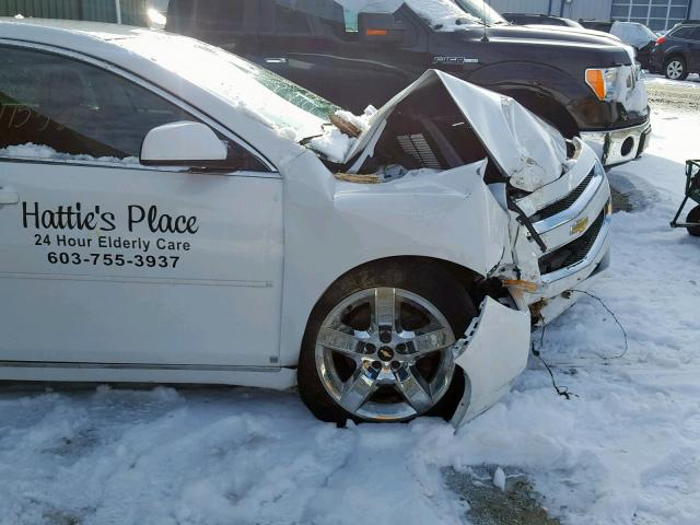 1G1ZH57B99F248786 - 2009 CHEVROLET MALIBU 1LT თეთრი ფოტო 9