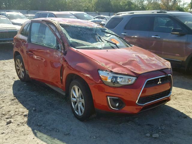 4A4AP3AU0FE061923 - 2015 MITSUBISHI OUTLANDER RED photo 1