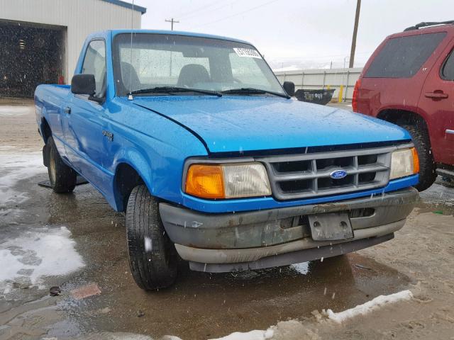 1FTCR10A5PUE05212 - 1993 FORD RANGER BLUE photo 1