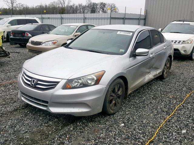 1HGCP2F47CA018381 - 2012 HONDA ACCORD LXP SILVER photo 2