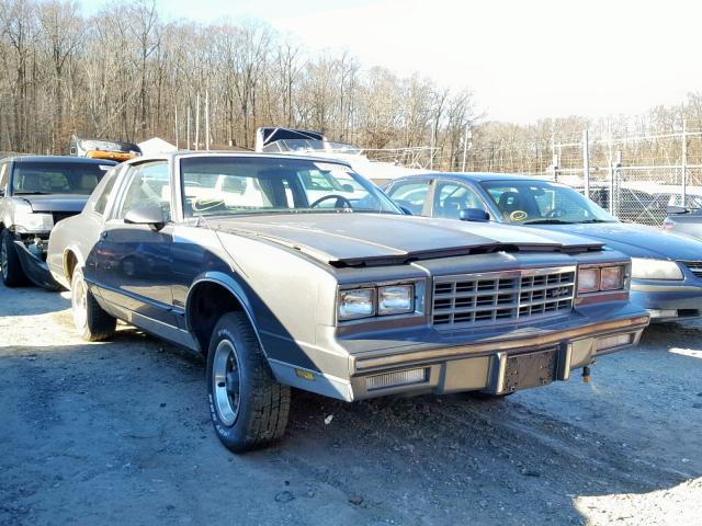 1G1GZ37H3GR191865 - 1986 CHEVROLET MONTE CARL GRAY photo 1