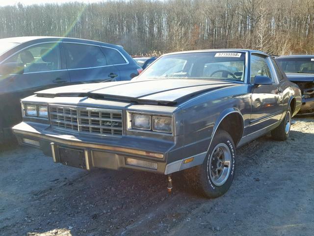 1G1GZ37H3GR191865 - 1986 CHEVROLET MONTE CARL GRAY photo 2