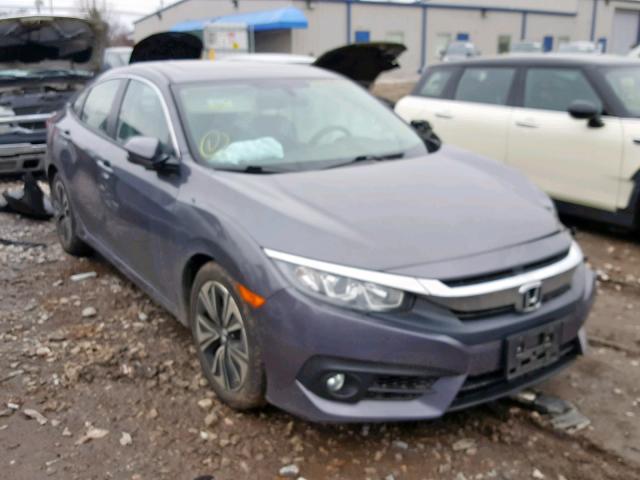 2HGFC1F72HH639341 - 2017 HONDA CIVIC EXL GRAY photo 1