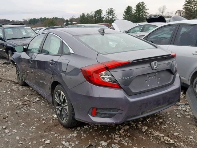 2HGFC1F72HH639341 - 2017 HONDA CIVIC EXL GRAY photo 3