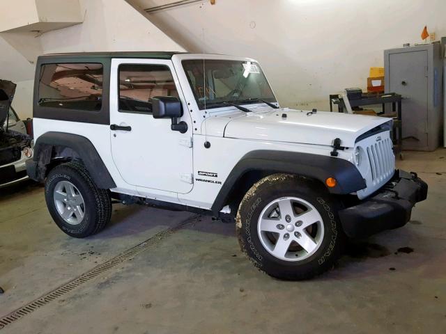 1C4AJWAG6GL339404 - 2016 JEEP WRANGLER S WHITE photo 1