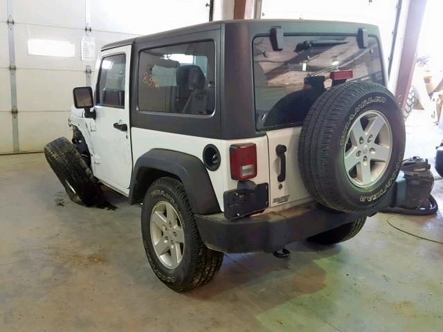 1C4AJWAG6GL339404 - 2016 JEEP WRANGLER S WHITE photo 3