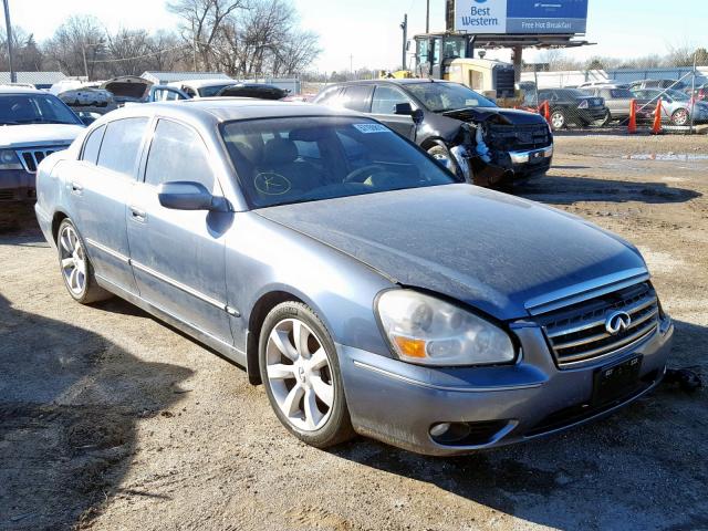 JNKBF01A35M101692 - 2005 INFINITI Q45 BLUE photo 1