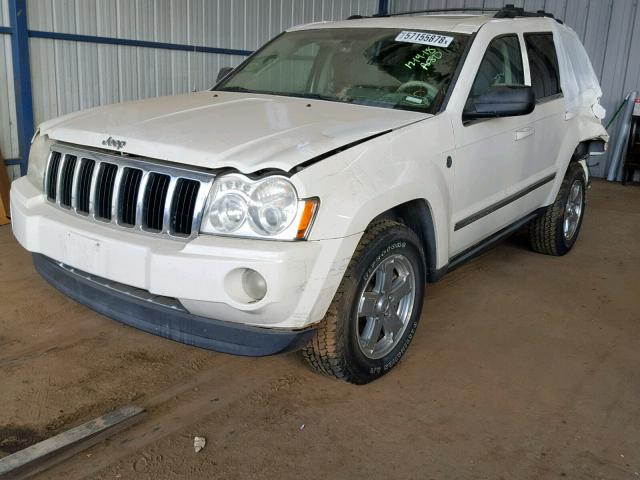 1J8HR58P17C536173 - 2007 JEEP GRAND CHER WHITE photo 2