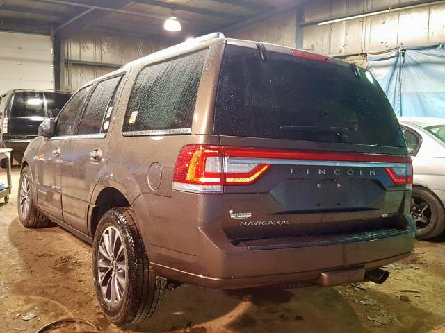 5LMJJ2HT7FEJ14688 - 2015 LINCOLN NAVIGATOR GOLD photo 3