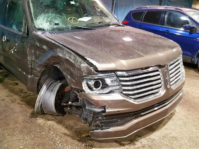 5LMJJ2HT7FEJ14688 - 2015 LINCOLN NAVIGATOR GOLD photo 9