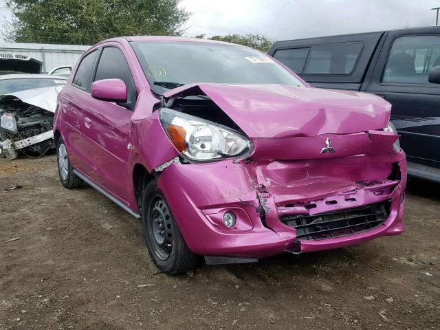 ML32A3HJ7FH008842 - 2015 MITSUBISHI MIRAGE DE PURPLE photo 1